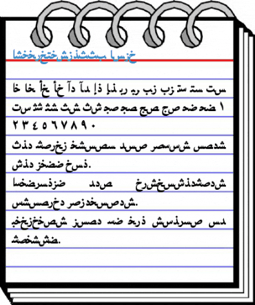 ArabicNaskhSSK Bold Font