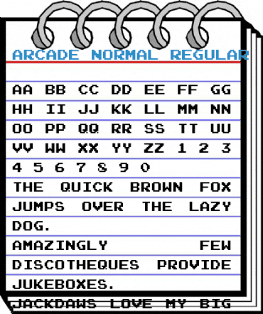 Arcade Normal Regular Font