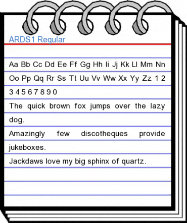 ARDS1 Regular Font