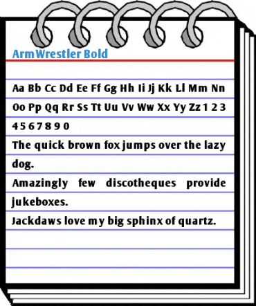 ArmWrestler Font