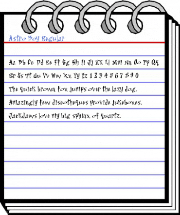 Astro Boy Regular Font