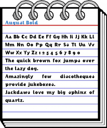 August Font