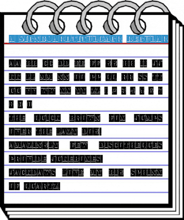 a_SignboardTitulCmGr Regular Font