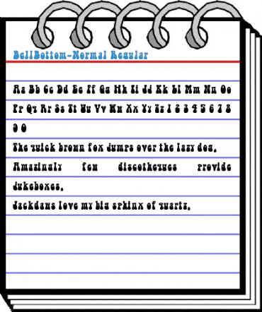 BellBottom-Normal Font