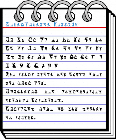 BernyKlingon Font