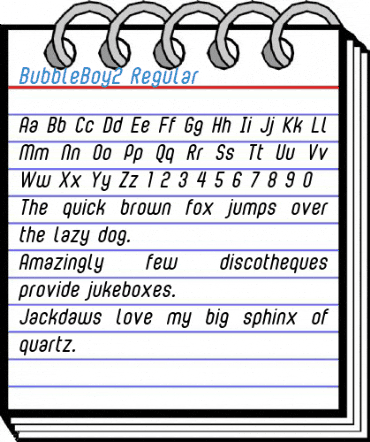 BubbleBoy2 Font