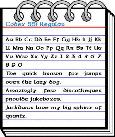 Codex SSi Regular Font