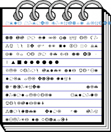 Crop Circle Dingbats Font