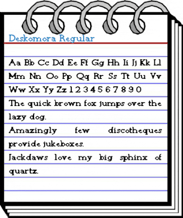 Deskomora Regular Font