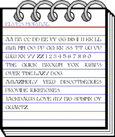 Elves Normal Font