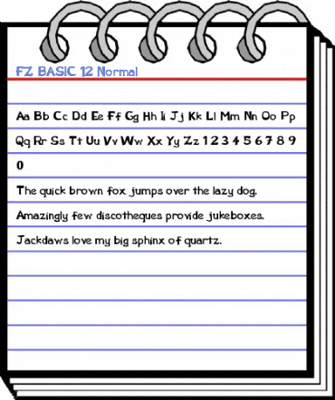 FZ BASIC 12 Font