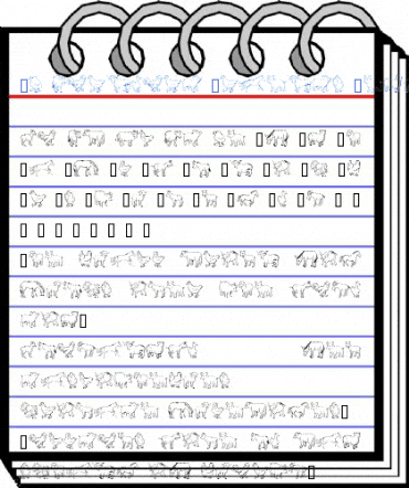 GE Barnyard Friends Font