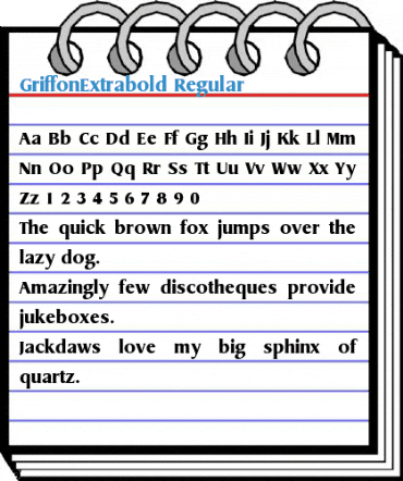 GriffonExtrabold Font