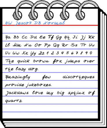 HW Jesco7 DB Font