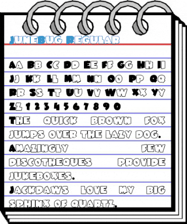 JuneBug Regular Font