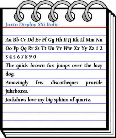 Juxta Display SSi Font