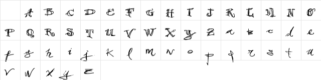 vtks 38 Regular Character Map