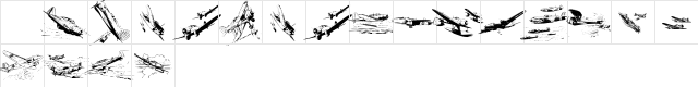 WarIIWarplanes Regular Character Map WarIIWarplanes Regular Character Map