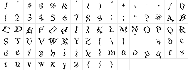 Wave Regular Character Map