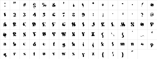 Wavy Optickal Regular Character Map Wavy Optickal Regular Character Map