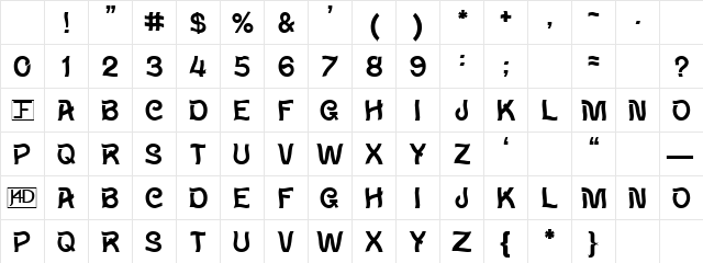 Wavy Normal Character Map Wavy Normal Character Map