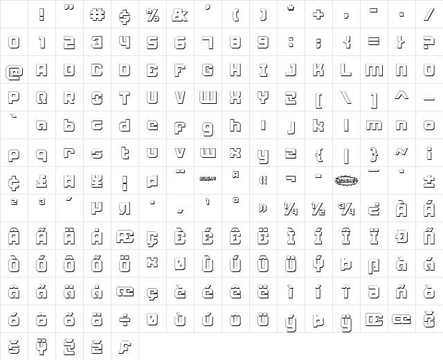 Weaponeer Shadow Regular Character Map Weaponeer Shadow Regular Character Map