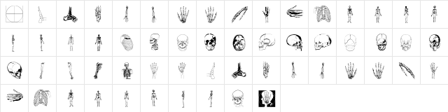 WeInside Regular Character Map WeInside Regular Character Map