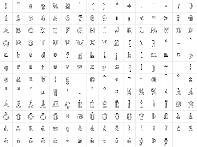 WendonLaby Becker Normal Character Map
