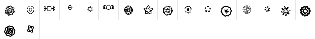 WE_embellishments_One Regular Character Map WE_embellishments_One Regular Character Map