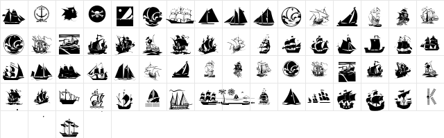 ArmadaPirata Regular Character Map