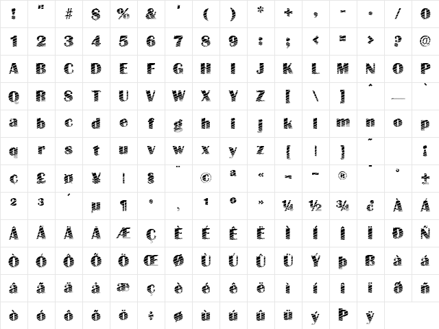 Whitney Regular Character Map Whitney Regular Character Map