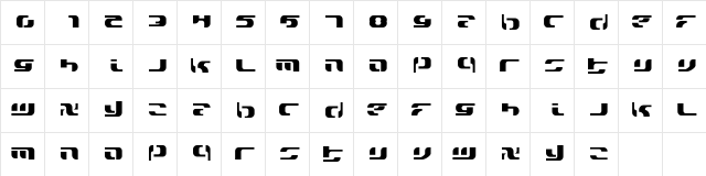 widzeniea bold Regular Character Map