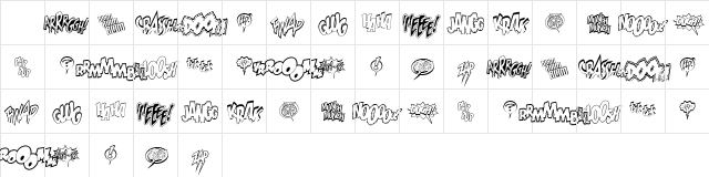 WildAndCrazySFX Regular Character Map WildAndCrazySFX Regular Character Map