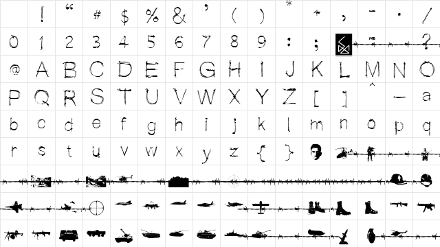 WIRED saji WIRED saji Character Map WIRED saji WIRED saji Character Map
