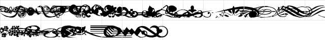 wmdividers1 Regular Character Map