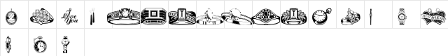 wmjewelry Regular Character Map wmjewelry Regular Character Map