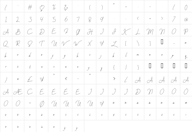 berlinsignature Regular Character Map berlinsignature Regular Character Map