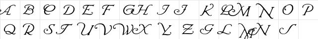Wrenn Initials Regular Character Map