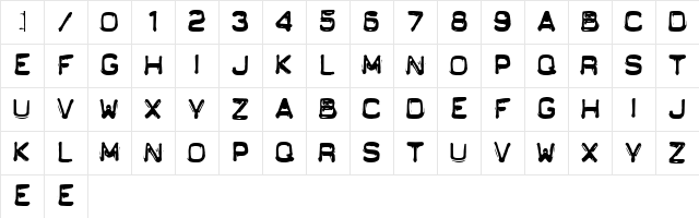 KWALITEIT Regular Character Map