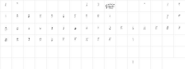 Xanthisma Regular Character Map