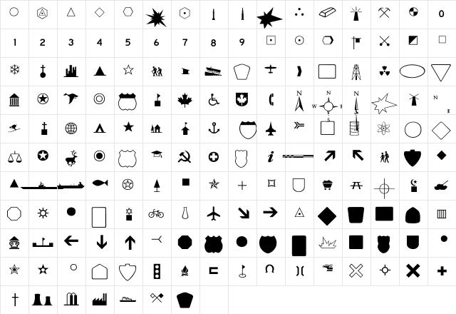 Carta-Normal Regular Character Map