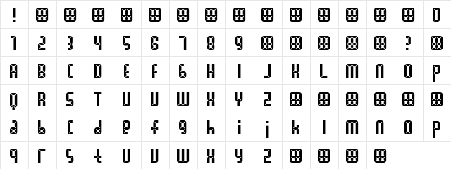 Xefus Regular Character Map Xefus Regular Character Map