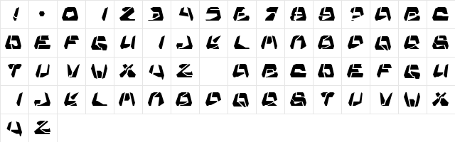 Sephus Regular Character Map Sephus Regular Character Map