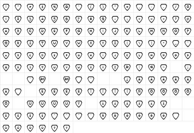 Knights Quest Shielded Regular Character Map