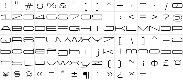 Yapari Light Extd Regular Character Map Yapari Light Extd Regular Character Map