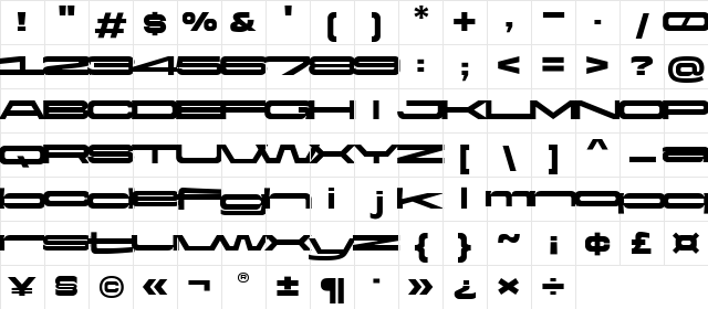 Yapari Ultra Exp Regular Character Map Yapari Ultra Exp Regular Character Map