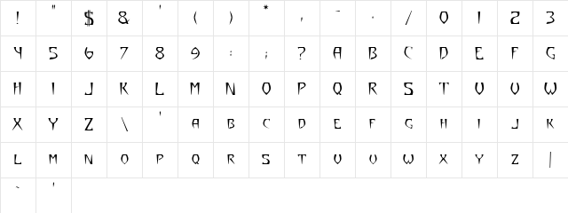 Yazata!" Regular Character Map Yazata!" Regular Character Map