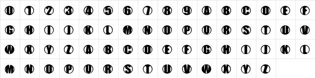 YChrome Contained Character Map YChrome Contained Character Map