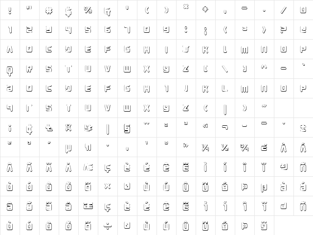 Young Techs 3D Regular Character Map