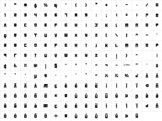 Young Techs Academy Regular Character Map